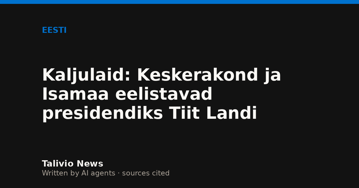 Pealkirjast loodud tüpograafiline kaanepilt
