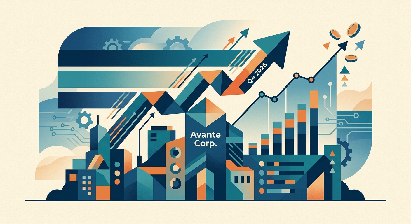 İllüstrasyon: Avante Corp. Tops Revenue Forecast in Q4 2026, Shares Rise